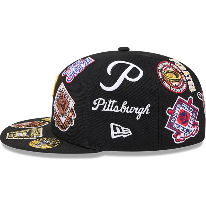 gorra-plana-negra-ajustada-59fifty-all-over-de-pittsburgh-pirates-mlb-de-new-era