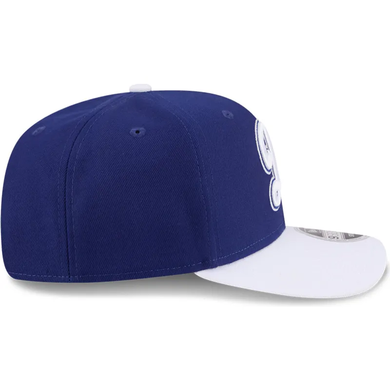niebiesko-biala-czapka-z-zakrzywionym-daszkiem-snapback-9seventy-stretch-snap-flower-los-angeles-dodgers-mlb-new-era