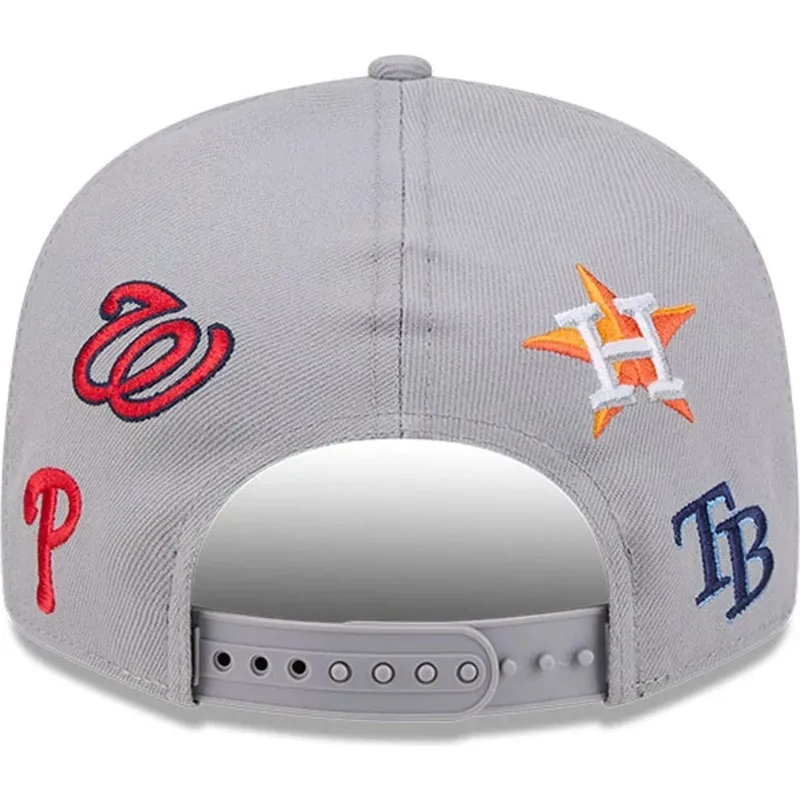 szara-plaska-czapka-snapback-9fifty-scattered-grapefruit-league-logo-mlb-new-era