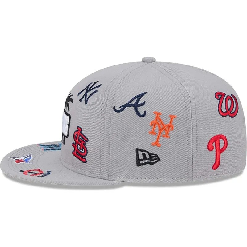 szara-plaska-czapka-snapback-9fifty-scattered-grapefruit-league-logo-mlb-new-era