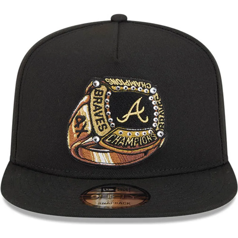 czarna-plaska-czapka-snapback-9fifty-a-frame-ring-atlanta-braves-mlb-new-era