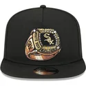 czarna-plaska-czapka-snapback-9fifty-a-frame-ring-chicago-white-sox-mlb-new-era