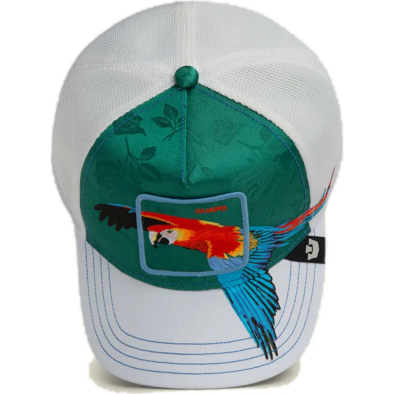 czapka-trucker-zielona-papuga-guapo-honduras-macaw-the-farm-od-goorin-bros