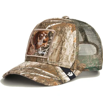 Czapka trucker kamuflaż pies Realtree Edge Grump Dog The Farm od Goorin Bros.