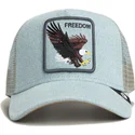 czapka-trucker-niebieska-orzel-denim-eagle-the-farm-od-goorin-bros