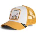 czapka-trucker-brazowa-dla-chlopca-kot-curious-cat-mini-the-farm-od-goorin-bros