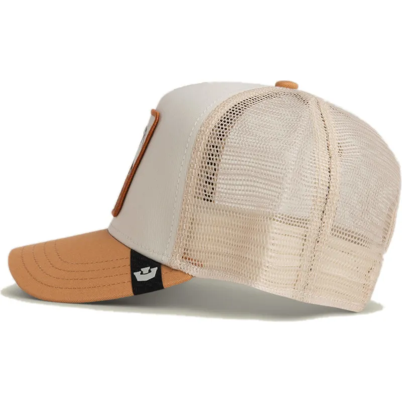 gorra-trucker-marron-claro-cabra-the-goat-the-farm-de-goorin-bros