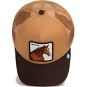 czapka-trucker-brazowa-kon-gaucho-the-farm-od-goorin-bros