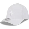 biala-dopasowana-czapka-z-zakrzywionym-daszkiem-39thirty-m-crown-a-frame-los-angeles-dodgers-mlb-new-era