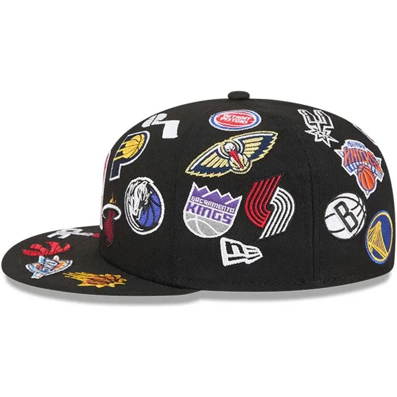 czarna-dopasowana-czapka-z-daszkiem-59fifty-all-over-nba-new-era
