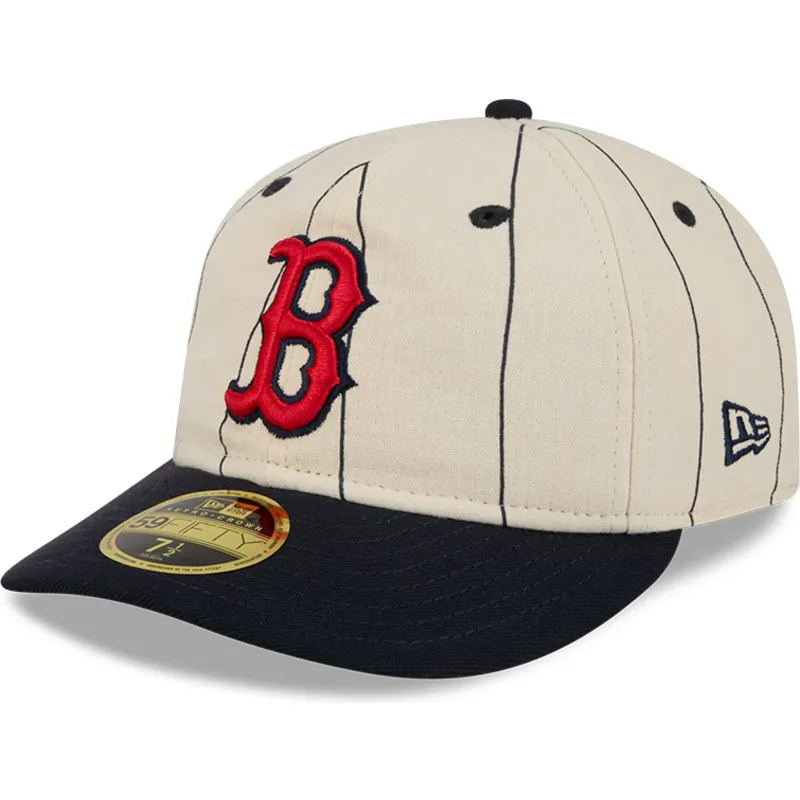 gorra-curva-beige-ajustada-59fifty-retro-crown-linen-de-boston-red-sox-mlb-de-new-era