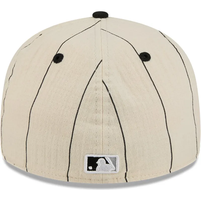 plaska-czapka-bezowa-dopasowana-59fifty-retro-crown-linen-chicago-white-sox-mlb-new-era