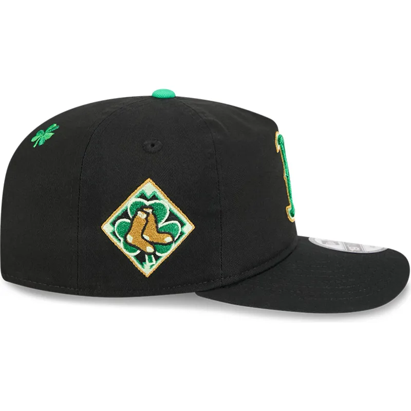 czarna-zakrzywiona-czapka-snapback-19twenty-saint-patrick-s-day-boston-red-sox-mlb-new-era