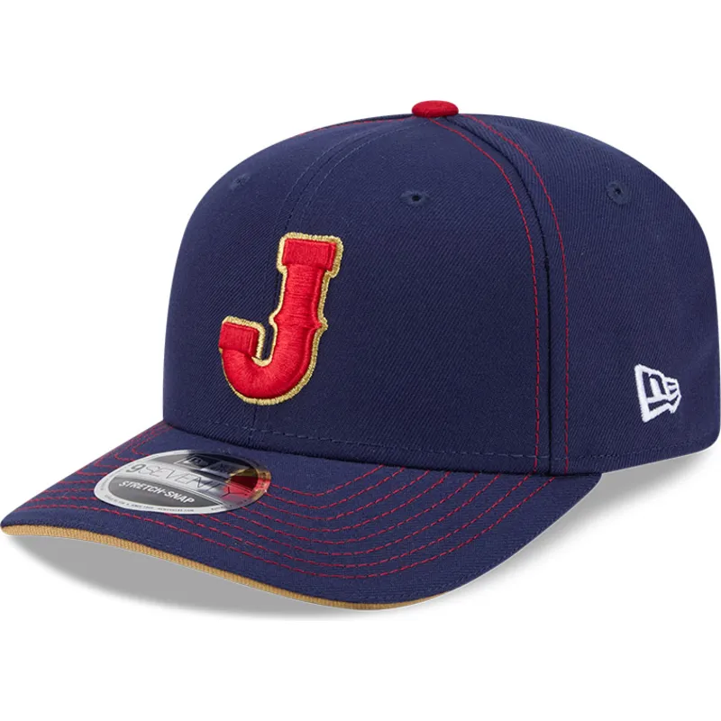 granatowa-czapka-z-zakrzywionym-daszkiem-snapback-9seventy-stretch-snap-japan-2026-world-baseball-classic-new-era