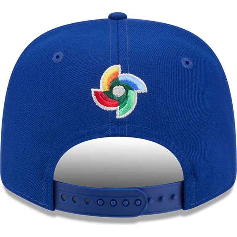niebieska-zakrzywiona-czapka-snapback-9seventy-stretch-snap-italy-2026-world-baseball-classic-new-era