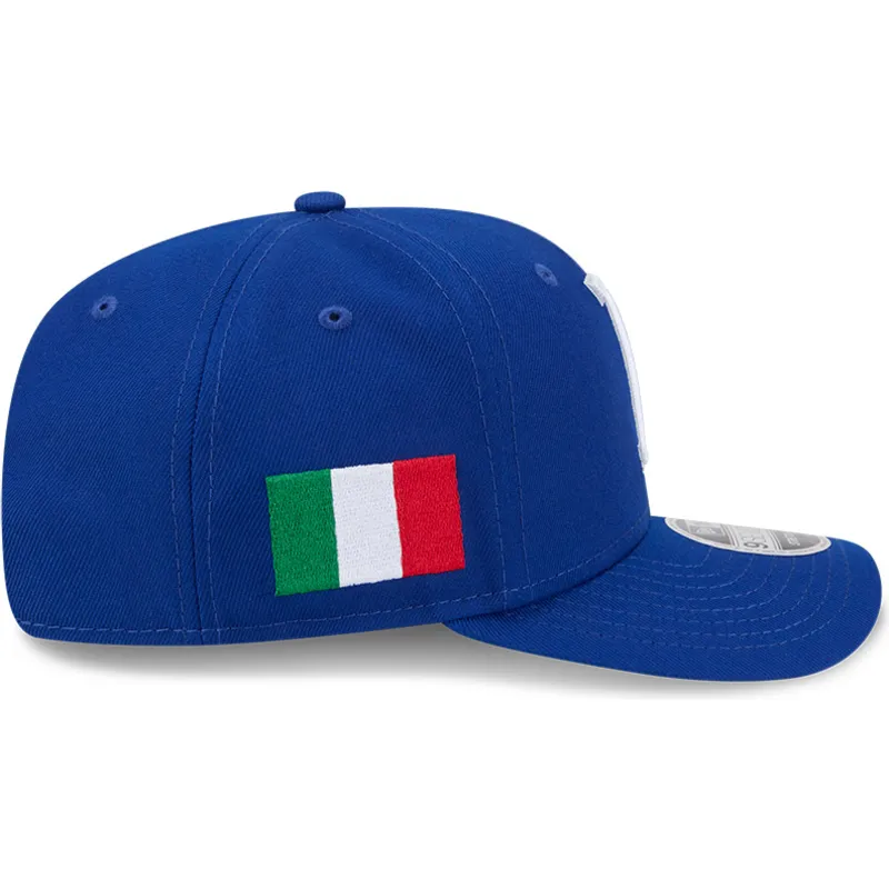 niebieska-zakrzywiona-czapka-snapback-9seventy-stretch-snap-italy-2026-world-baseball-classic-new-era