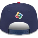 granatowo-czerwona-zakrzywiona-czapka-snapback-9seventy-stretch-snap-usa-2026-world-baseball-classic-new-era