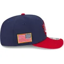 granatowo-czerwona-zakrzywiona-czapka-snapback-9seventy-stretch-snap-usa-2026-world-baseball-classic-new-era