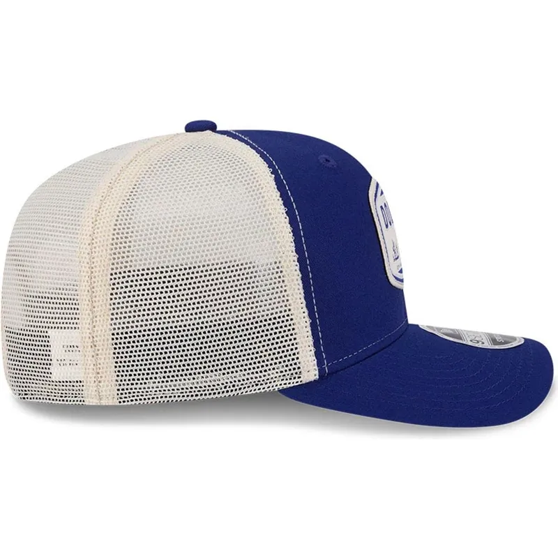 czapka-trucker-niebieska-9seventy-stretch-snap-patch-los-angeles-dodgers-mlb-new-era