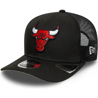Czapka trucker czarna 9SEVENTY Stretch Snap Eg Chicago Bulls NBA New Era