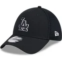 gorra-trucker-negra-ajustada-con-logo-negro-39thirty-evergreen-neo-de-los-angeles-dodgers-mlb-de-new-era
