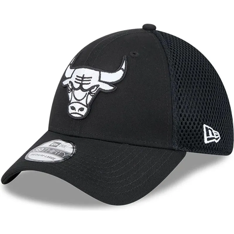 czapka-trucker-czarna-dopasowana-39thirty-evergreen-neo-chicago-bulls-nba-new-era
