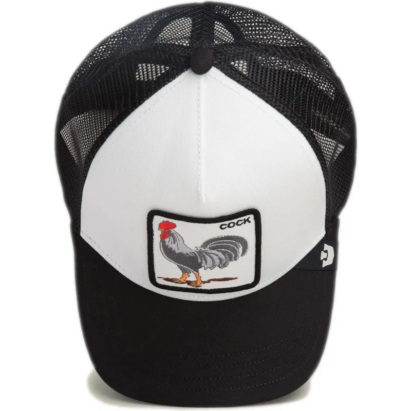 czapka-trucker-bialo-czarna-kogut-cock-rooster-the-farm-od-goorin-bros