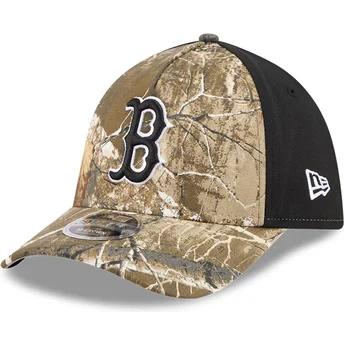 Gorra curva camuflaje ajustada 39THIRTY M-Crown A Frame Realtree de Boston Red Sox MLB de New Era