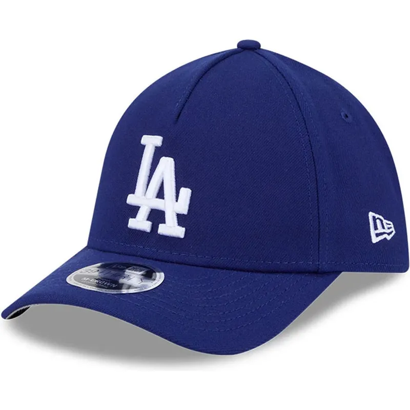 niebieska-dopasowana-czapka-z-zakrzywionym-daszkiem-39thirty-m-crown-a-frame-los-angeles-dodgers-mlb-new-era