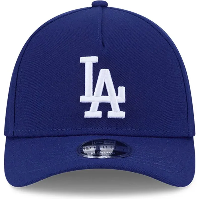 niebieska-dopasowana-czapka-z-zakrzywionym-daszkiem-39thirty-m-crown-a-frame-los-angeles-dodgers-mlb-new-era