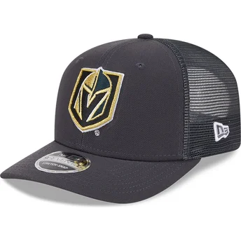 Czapka trucker szara 9SEVENTY Stretch Snap Evergreen Vegas Golden Knights NHL New Era