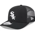 czapka-trucker-czarna-9seventy-stretch-snap-evergreen-chicago-white-sox-mlb-new-era