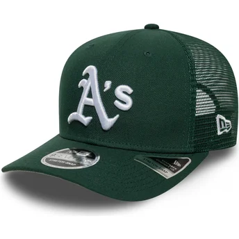 Czapka trucker zielona 9SEVENTY Stretch Snap Evergreen Oakland Athletics MLB New Era