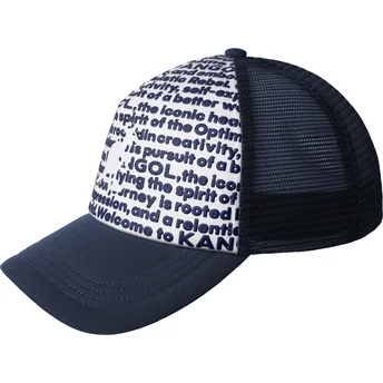 Czapka trucker granatowa Fine Print od Kangol