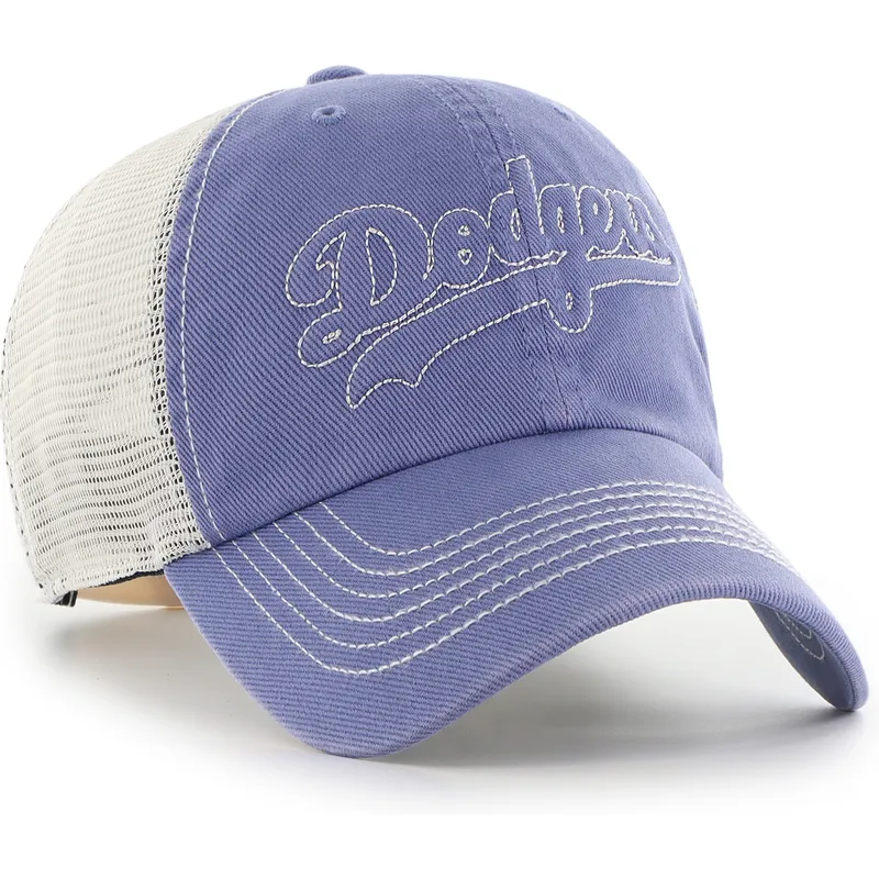 czapka-trucker-niebieska-clean-up-trailer-script-mesh-los-angeles-dodgers-mlb-od-47-brand