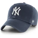 czapki-curva-granatowy-tasma-regulowana-clean-up-new-york-yankees-mlb-47-brand