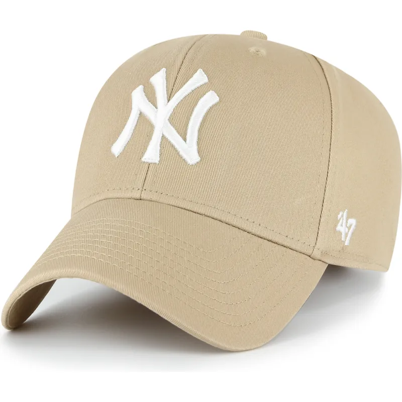 gorra-curva-khaki-ajustable-mvp-legend-de-new-york-yankees-mlb-de-47-brand