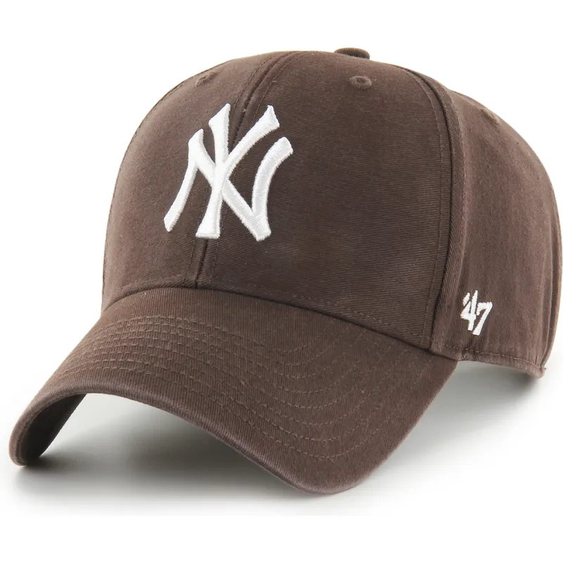 brazowa-regulowana-czapka-z-daszkiem-mvp-legend-new-york-yankees-mlb-od-47-brand