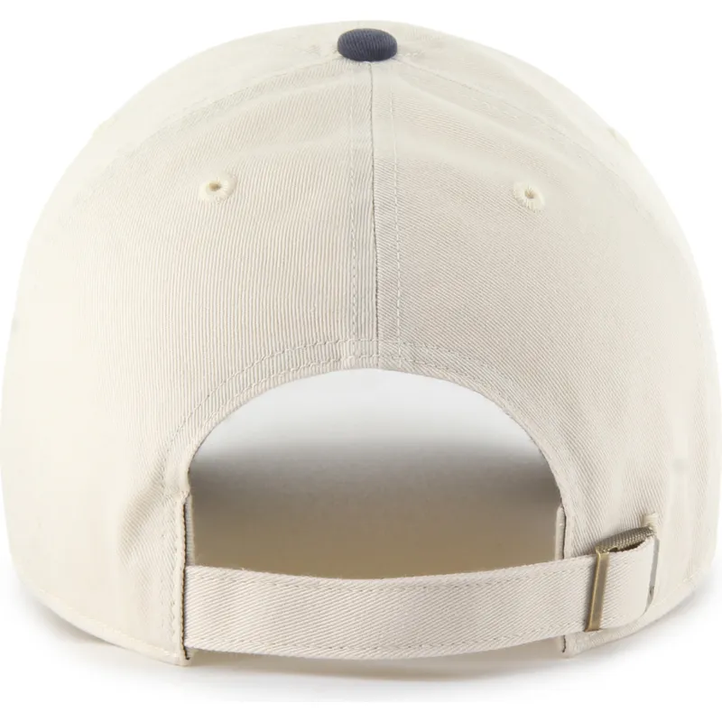 bezowa-i-granatowa-regulowana-czapka-z-daszkiem-clean-up-two-tone-no-loop-label-new-york-yankees-mlb-od-47-brand