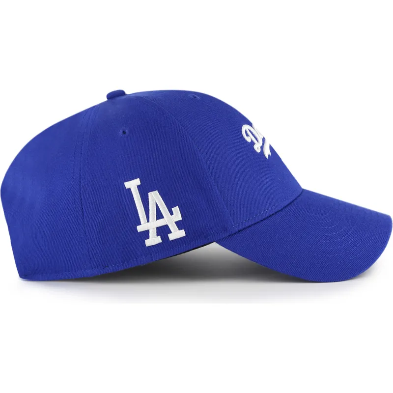niebieska-regulowana-czapka-z-zakrzywionym-daszkiem-mvp-ballpark-script-shot-los-angeles-dodgers-mlb-od-47-brand