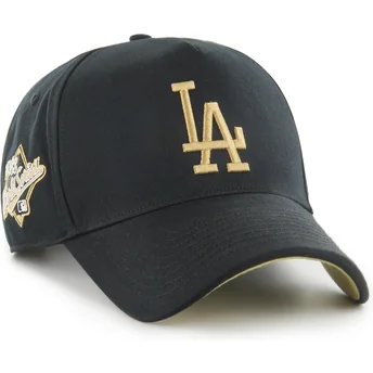 Czarna czapka z zakrzywionym daszkiem snapback MVP DT Sure Shot Two Tone Cotton Los Angeles Dodgers MLB od 47 Brand
