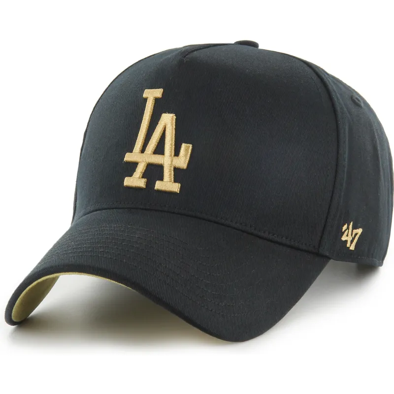 czarna-czapka-z-zakrzywionym-daszkiem-snapback-mvp-dt-sure-shot-two-tone-cotton-los-angeles-dodgers-mlb-od-47-brand