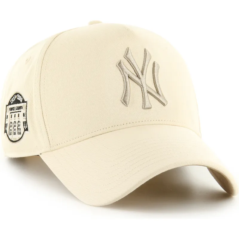 bezowa-czapka-z-daszkiem-snapback-z-bezowym-logo-mvp-dt-sure-shot-two-tone-cotton-new-york-yankees-mlb-od-47-brand