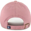 gorra-curva-rosa-ajustable-con-logo-rosa-clean-up-de-new-york-yankees-mlb-de-47-brand