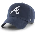 granatowa-zakrzywiona-czapka-z-regulacja-clean-up-atlanta-braves-mlb-od-47-brand