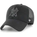 gorra-trucker-negra-con-logo-negro-outline-mvp-branson-de-new-york-yankees-mlb-de-47-brand