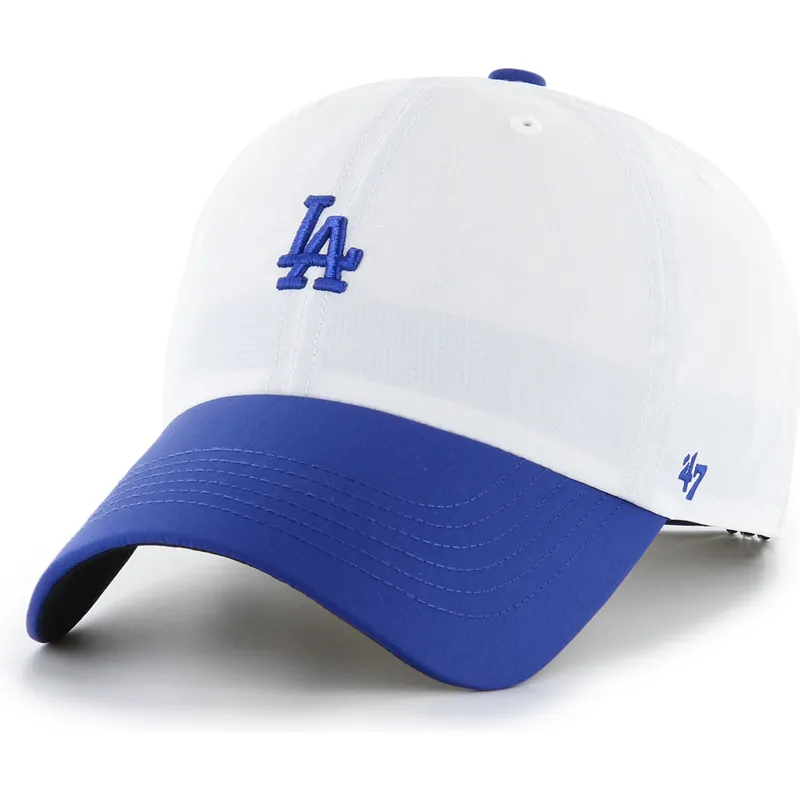 biala-i-niebieska-regulowana-czapka-z-daszkiem-clean-up-vista-mini-two-tone-los-angeles-dodgers-mlb-od-47-brand