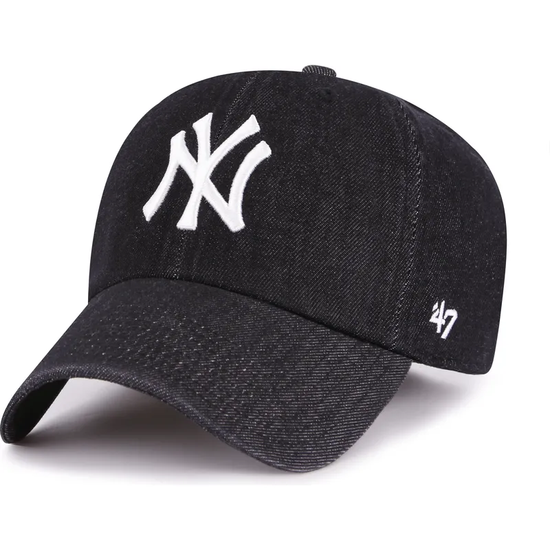 czapka-z-daszkiem-czarna-regulowana-clean-up-lennon-new-york-yankees-mlb-od-47-brand
