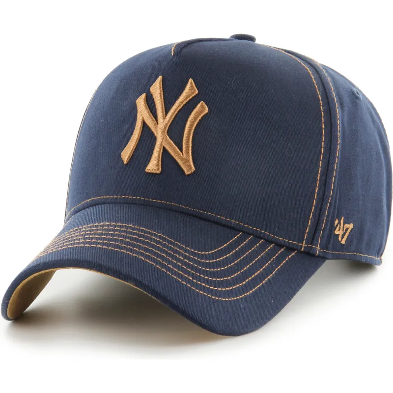 granatowo-brazowa-regulowana-czapka-z-daszkiem-mvp-dt-contrast-stitch-new-york-yankees-mlb-od-47-brand