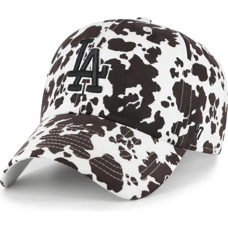 biala-regulowana-czapka-z-daszkiem-clean-up-bessie-los-angeles-dodgers-mlb-od-47-brand